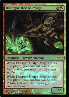 (Promo-WPN)Duergar Hedge-Mage/デュルガーの垣魔道士